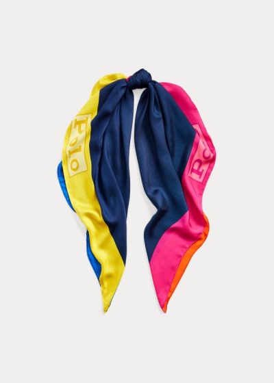 Women's Polo Ralph Lauren Color-Blocked Scarf | 407316FUY